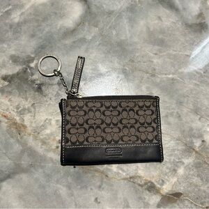 Vintage Coach Signature Keychain Card Holder Pouch